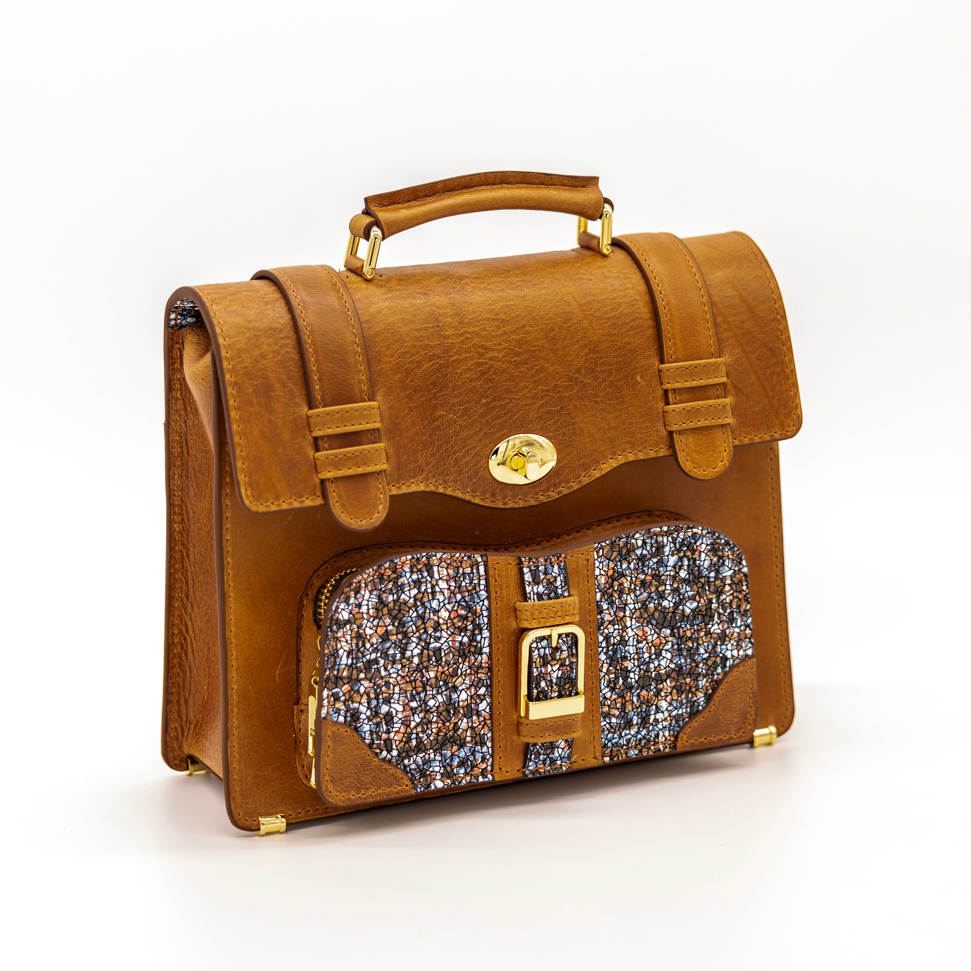 【限定】 miniサッチェルバッグ(light brown A)