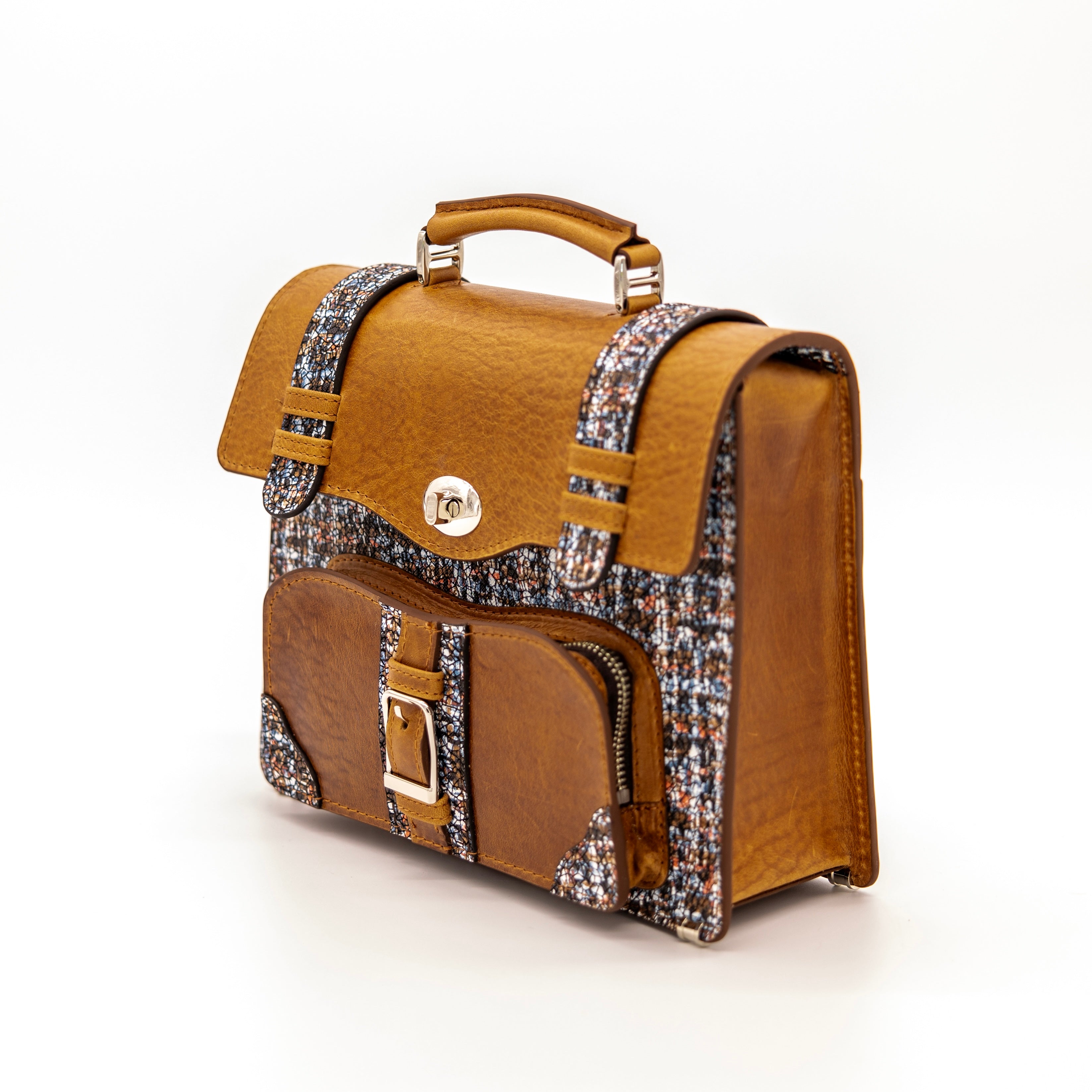 【限定】 miniサッチェルバッグ(light brown B)