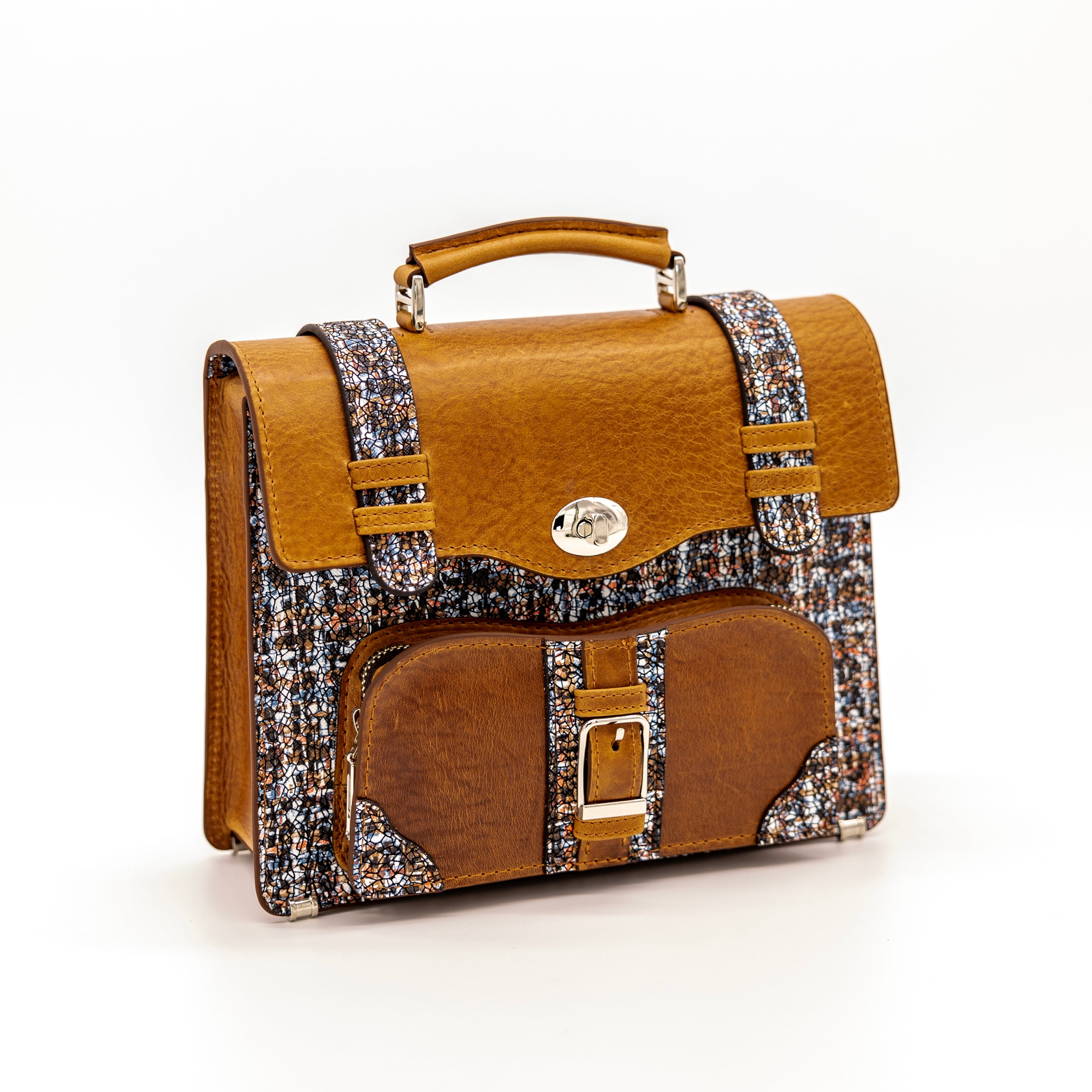【限定】 miniサッチェルバッグ(light brown B)
