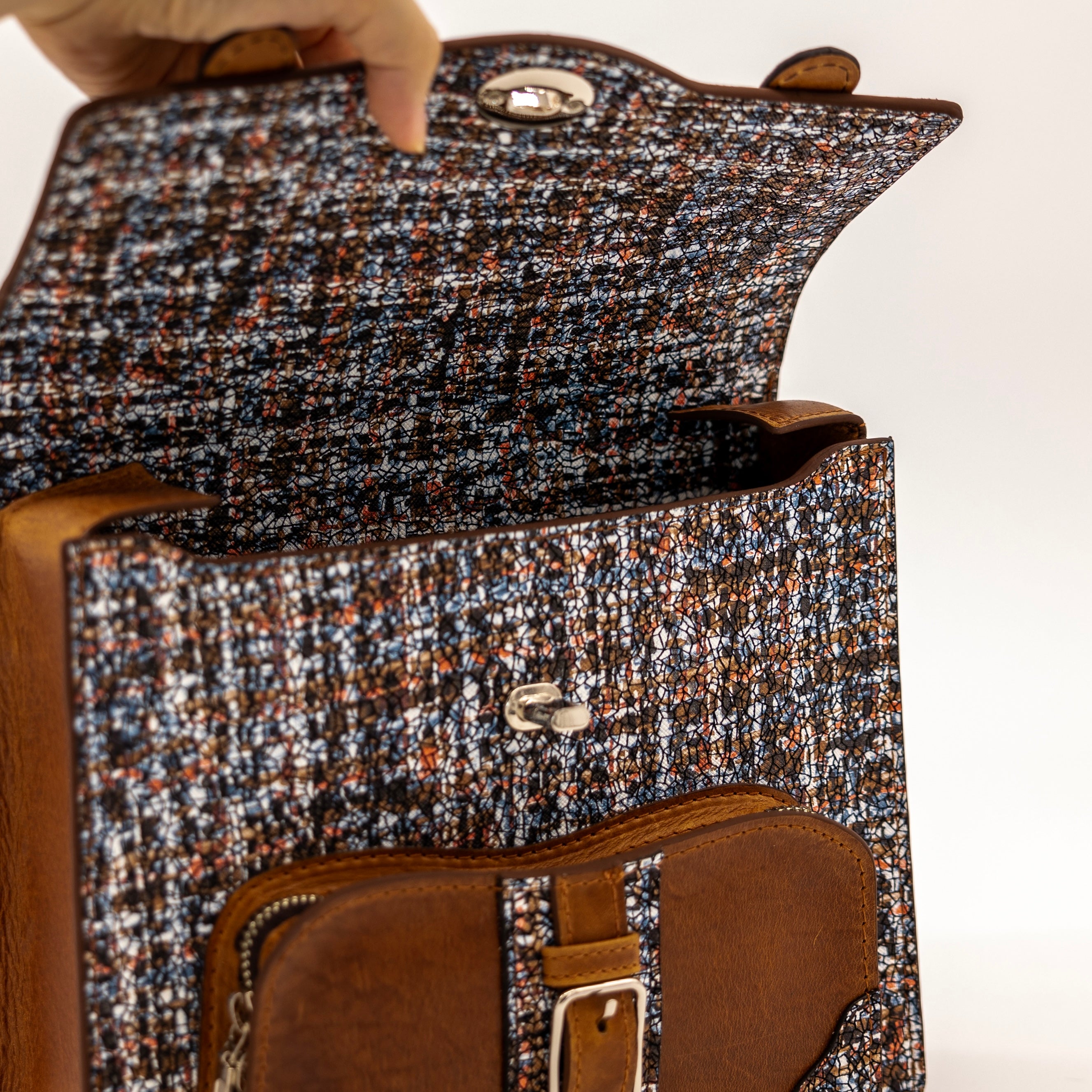 【限定】 miniサッチェルバッグ(light brown B)
