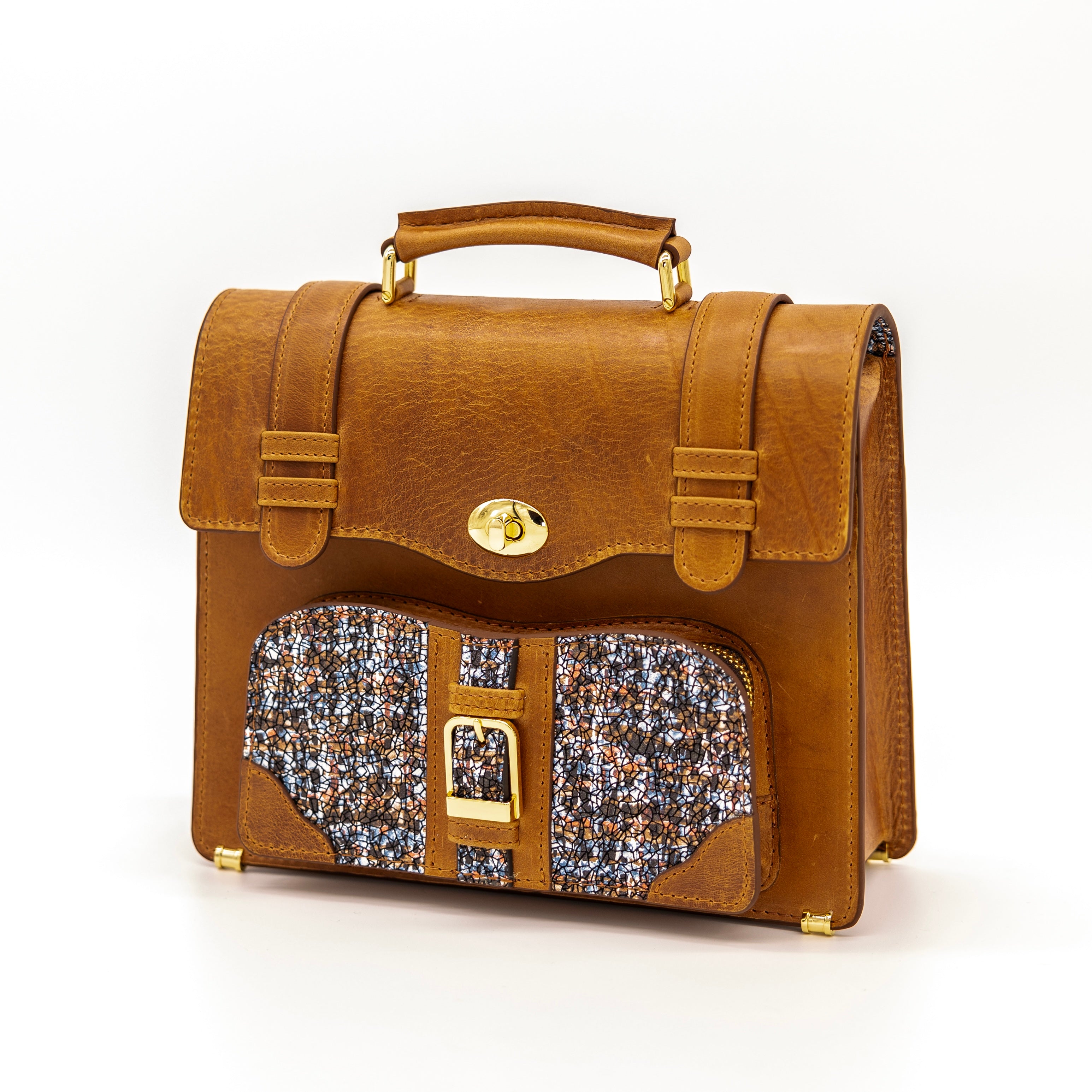 【限定】 miniサッチェルバッグ(light brown A)