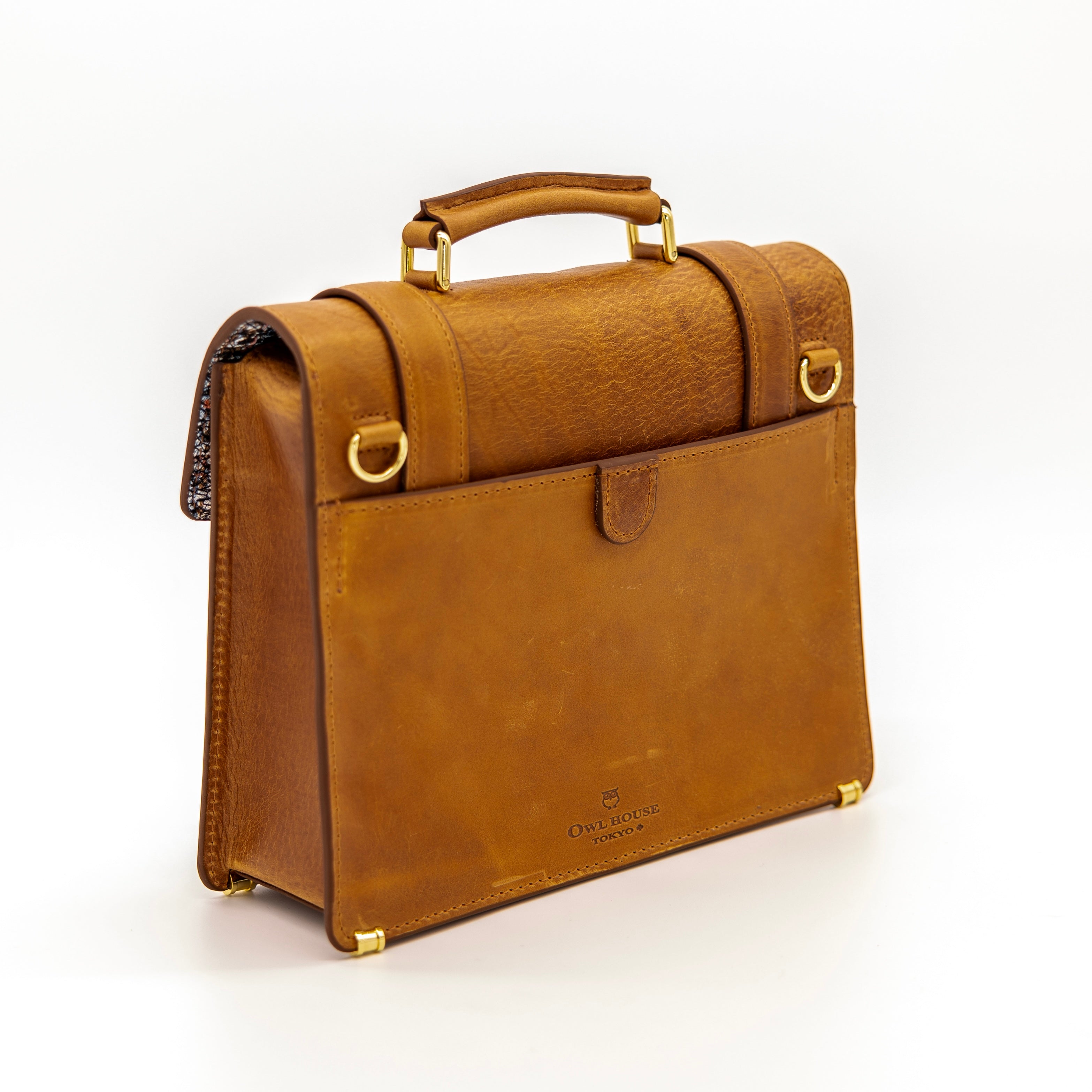 【限定】 miniサッチェルバッグ(light brown A)