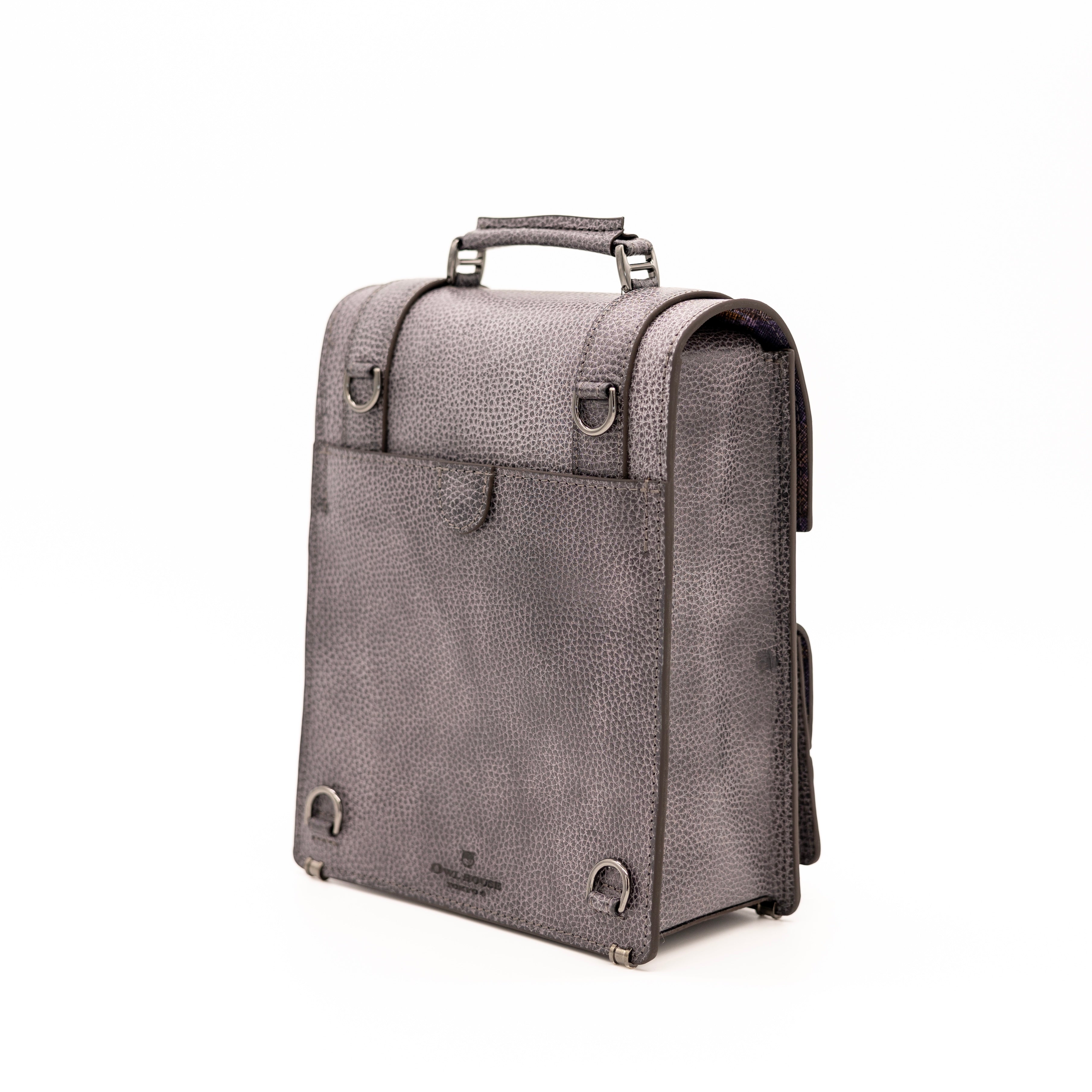 タテ型サッチェルバッグ(dark gray)