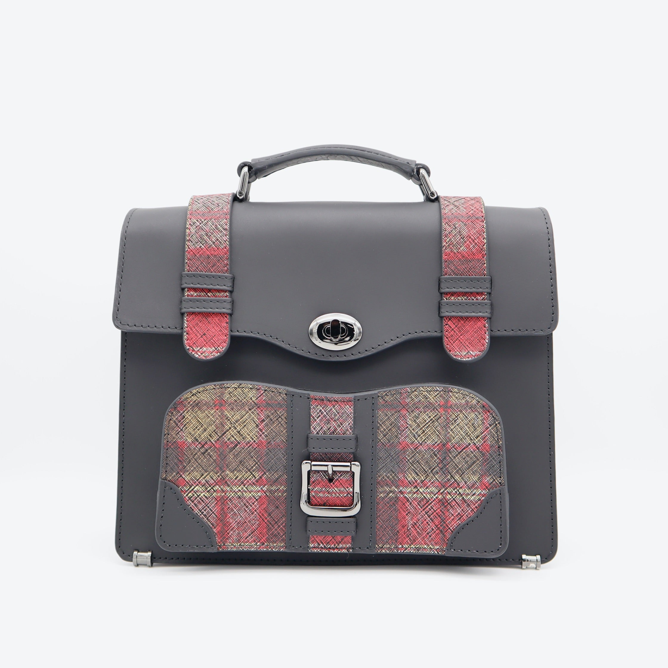 【限定】 miniサッチェルバッグ(black/red)