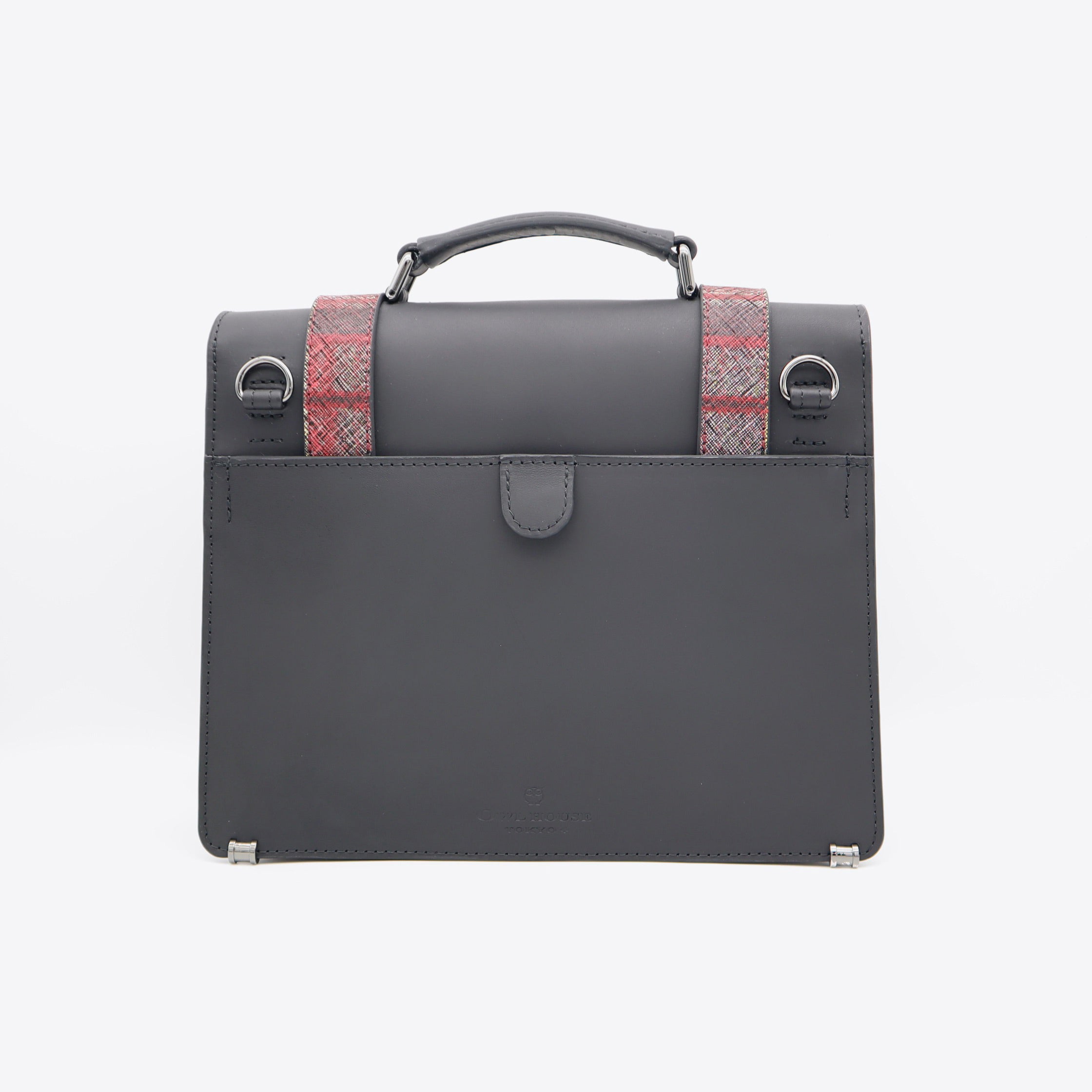 【限定】 miniサッチェルバッグ(black/red)