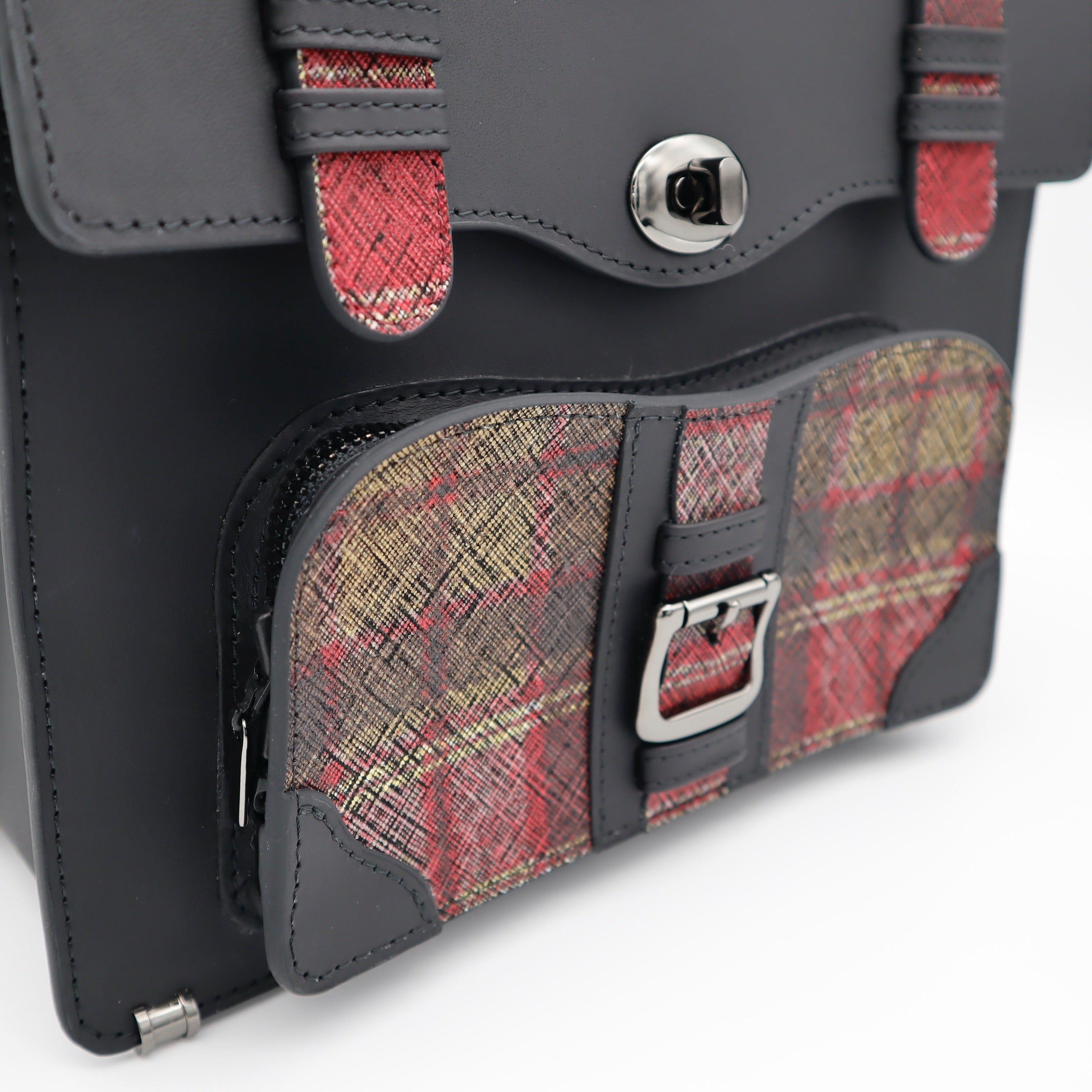 【限定】 miniサッチェルバッグ(black/red)