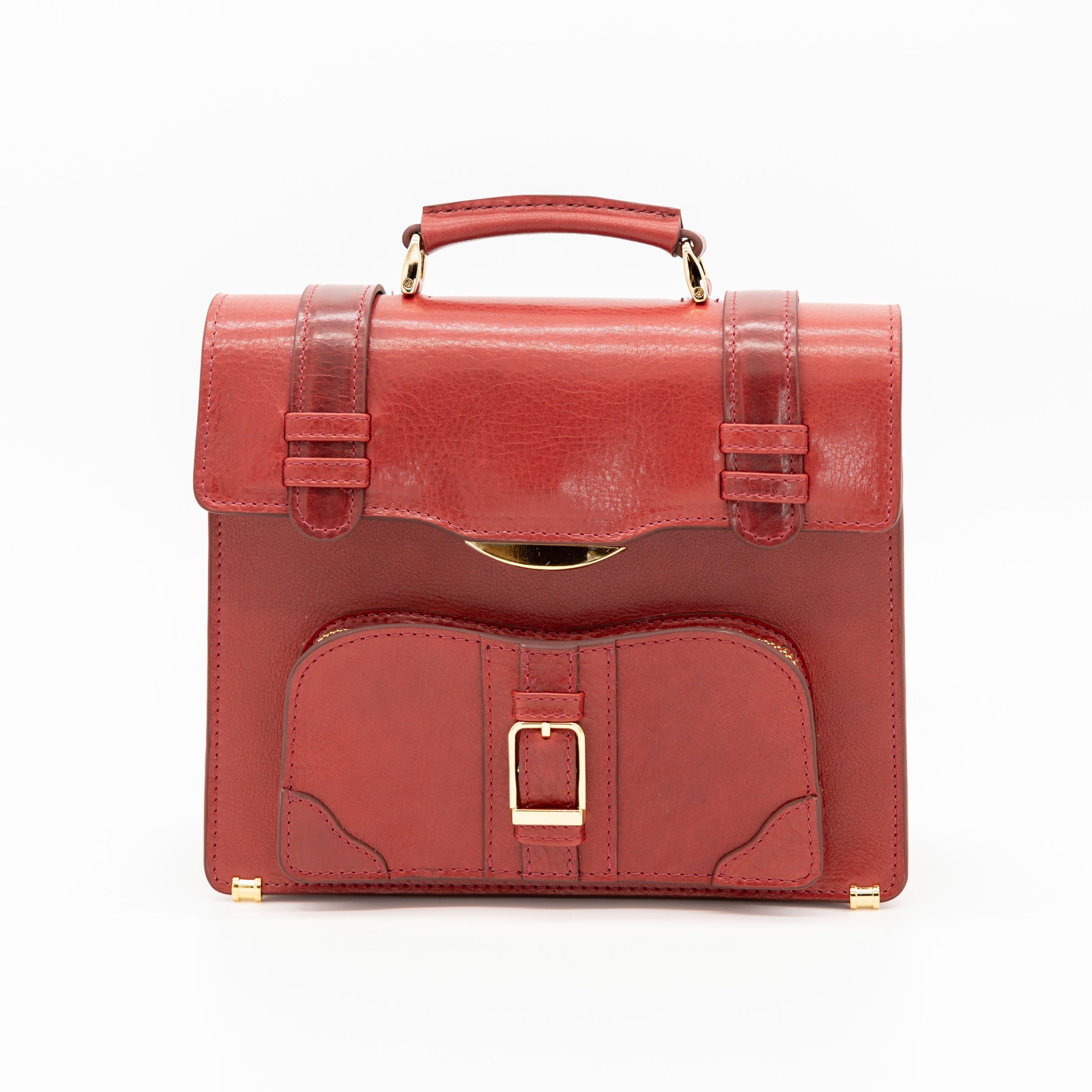 【限定】 miniサッチェルバッグ（red)マグネットタイプ