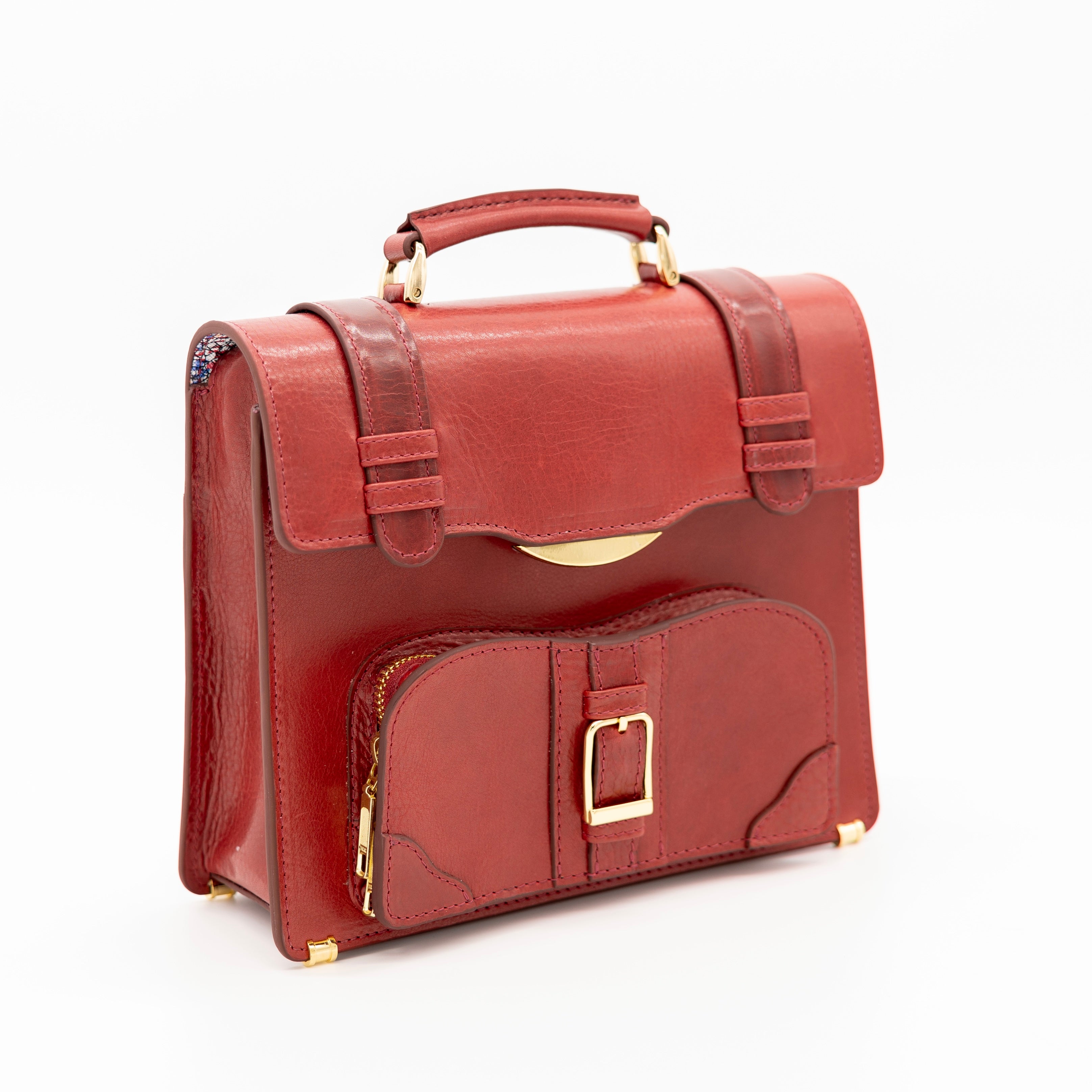 【限定】 miniサッチェルバッグ（red)マグネットタイプ