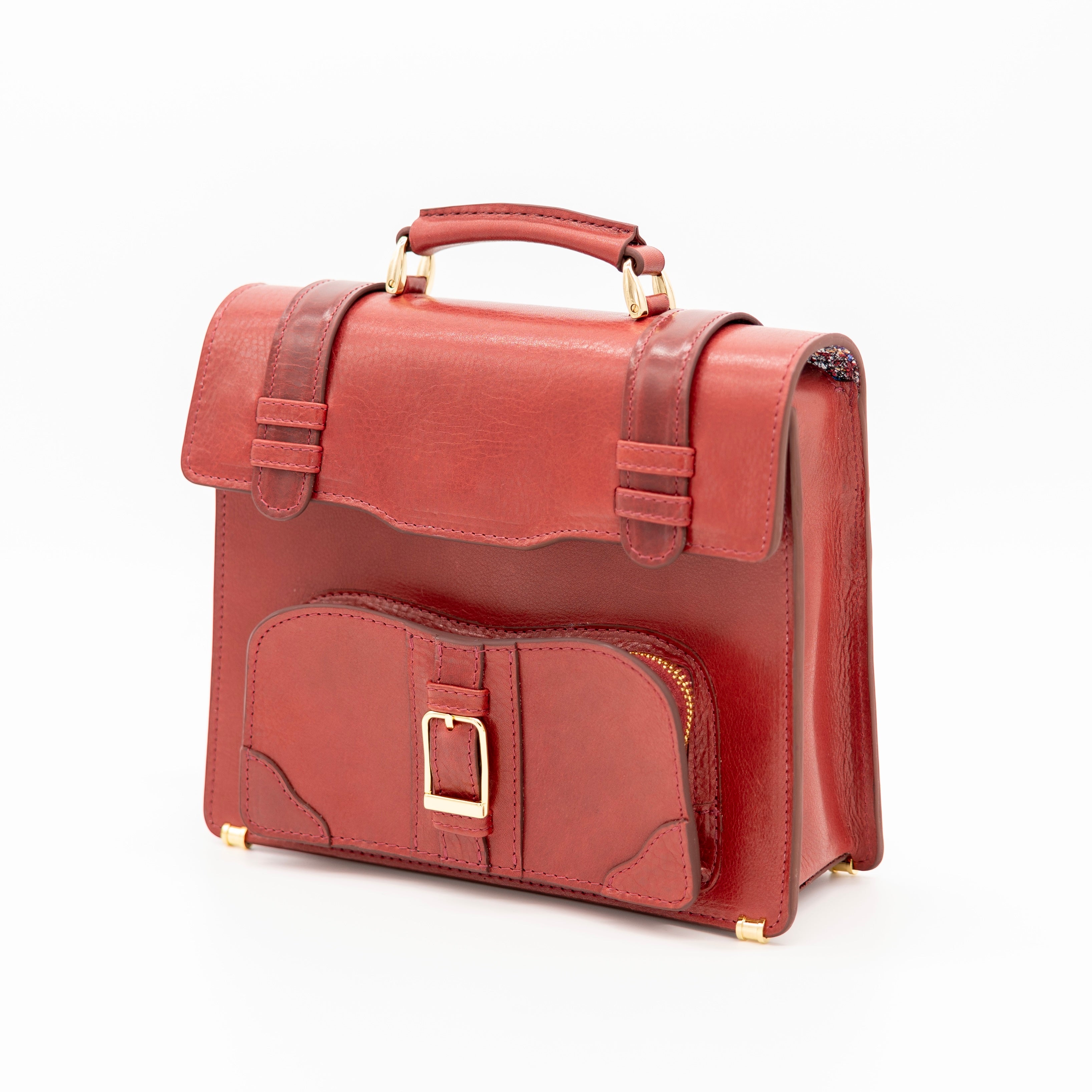 【限定】 miniサッチェルバッグ（red)マグネットタイプ