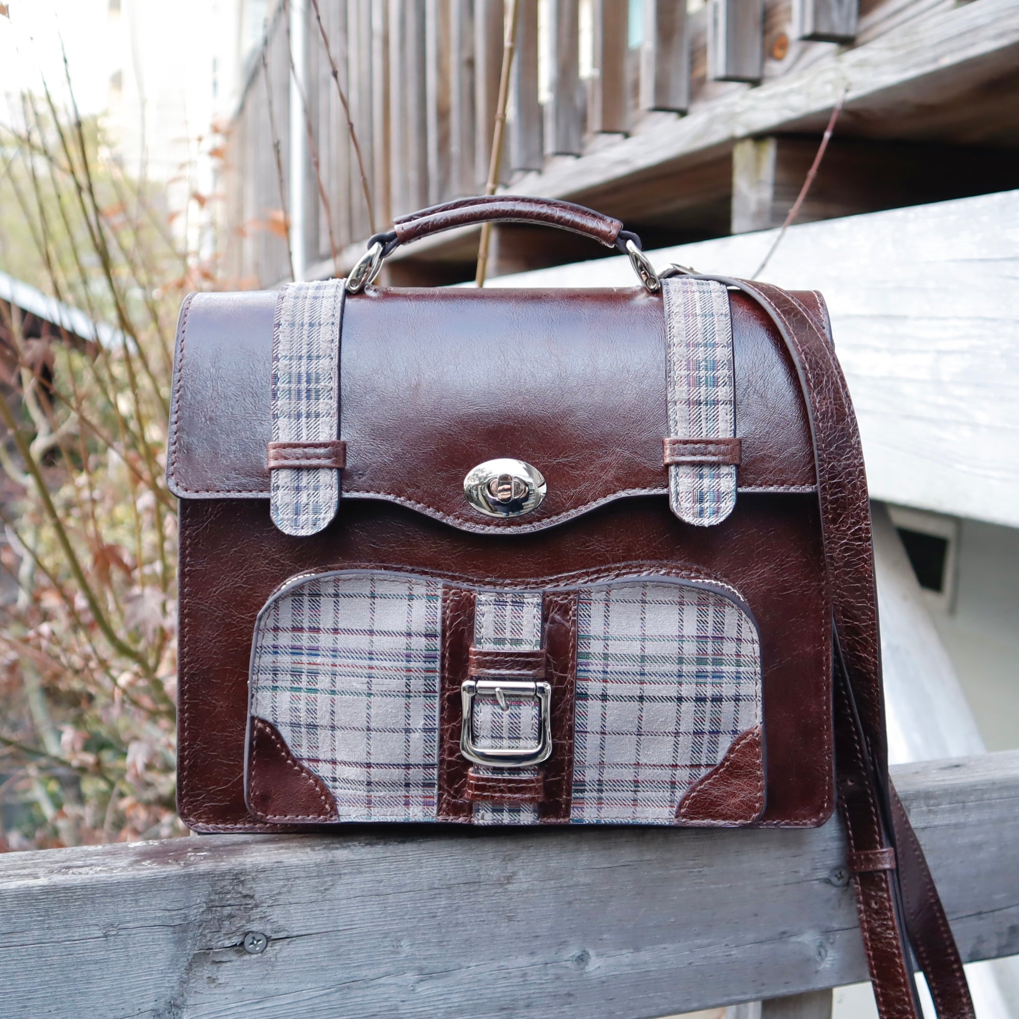 (Limited) Leather mini satchel bag