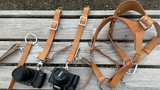 Leather Dual Camera Harness made in Japan