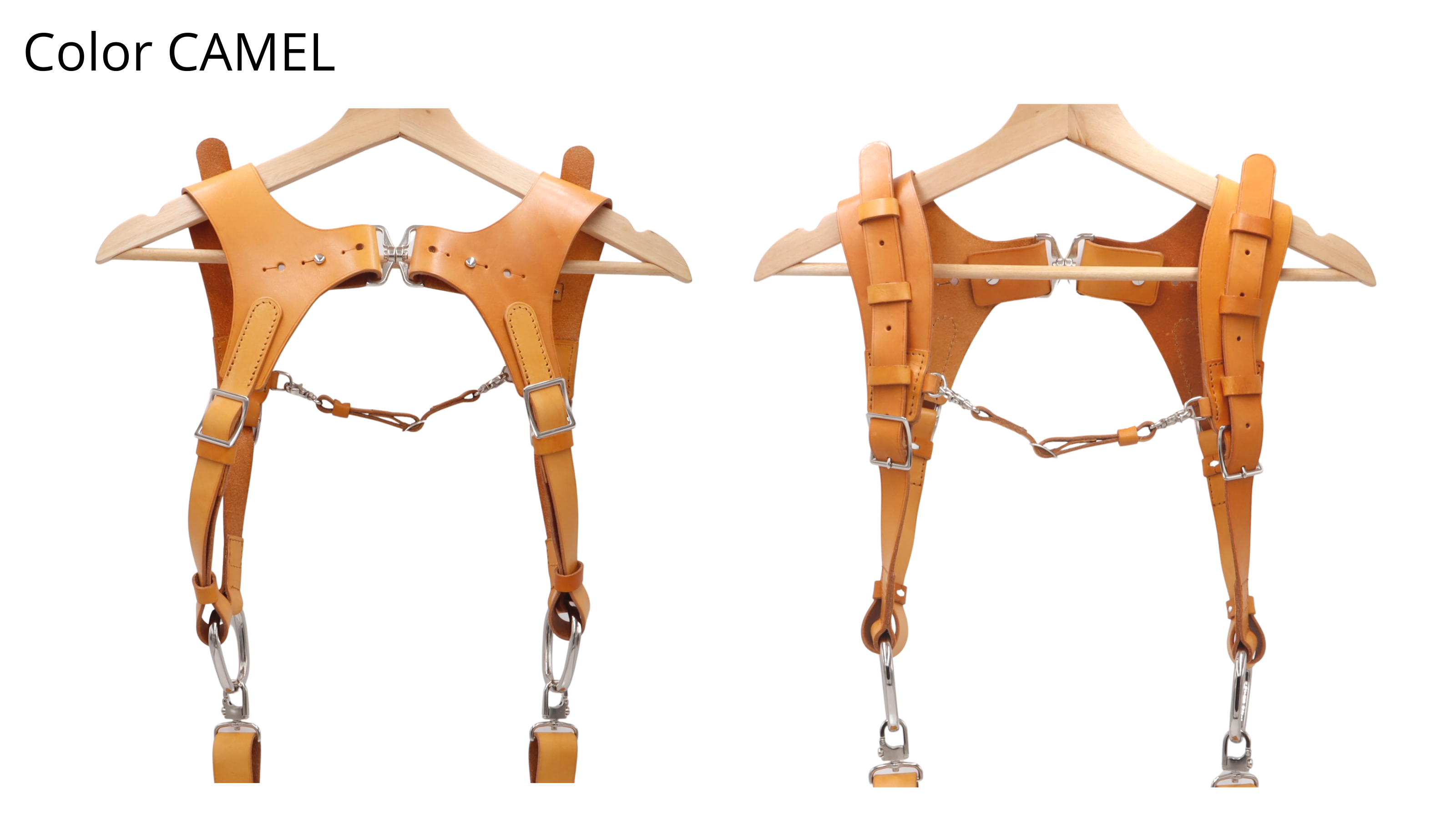 Leather Dual Camera Harness made in Japan